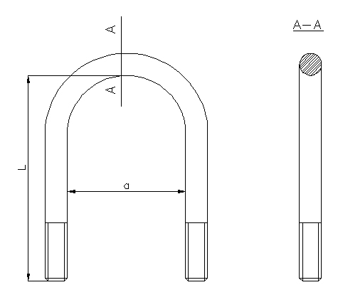 Držák listové pružiny WEWELER/ROR M22*130*450 MTX MTX-C033