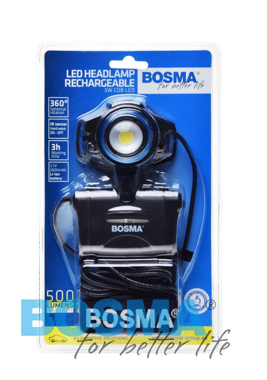 Svítilna čelová 1XLED CREE + 1XLED SMD BOSMA 9815, , ,