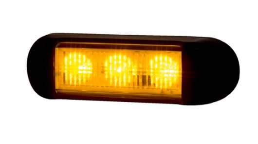 Svítilna výstražná LED 12/24V oranžová HORPOL LDO2675