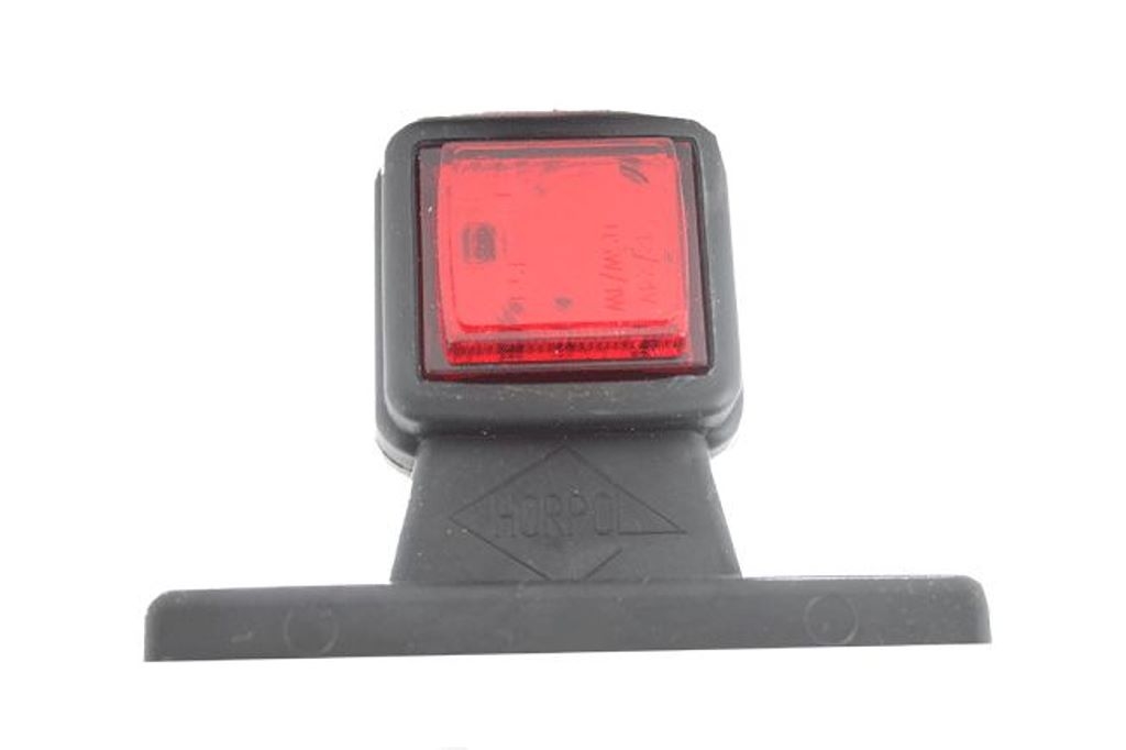 Svítilna obrysová LED bílo-červená rovná pravá K HORPOL LD450/P