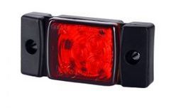 Svítilna obrysová LED červená HOR40 12/24 HORPOL LD142