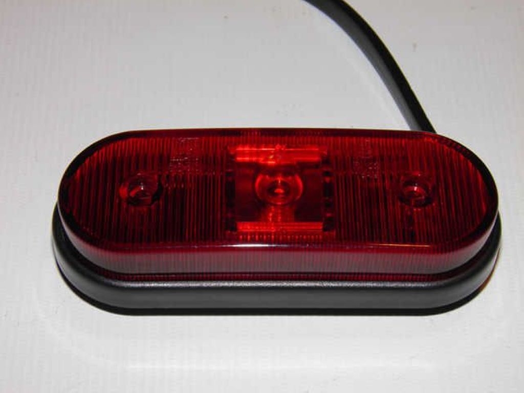 Svítilna obrysová diodová červená KABEL 0,5M SERTPLAS D0653L50