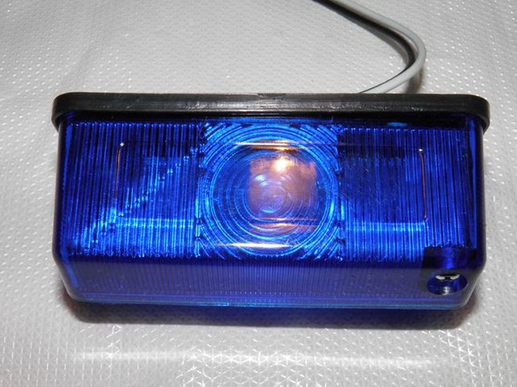 Svítilna obrysová diodová modrá bez montáže TANGDE TD06-68-015BB