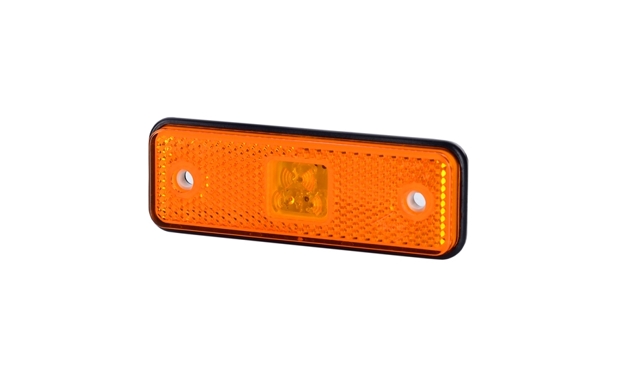Svítilna obrysová LED oranžová PROSTOK HORPOL LD526
