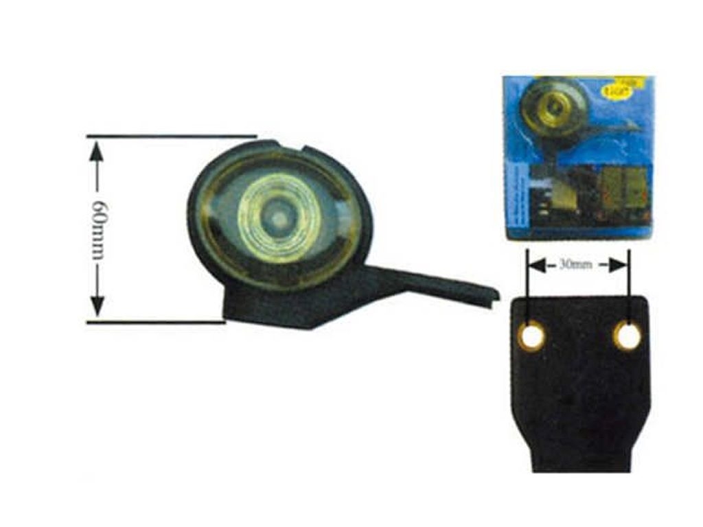Svítilna obrysová LED rovná malá 60MM TANGDE TD03-63-001