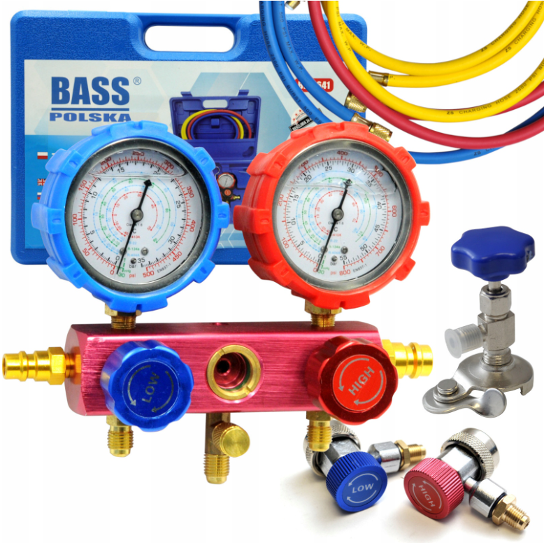 BASS Tester měření tlaku v klimatizacích BP-3641