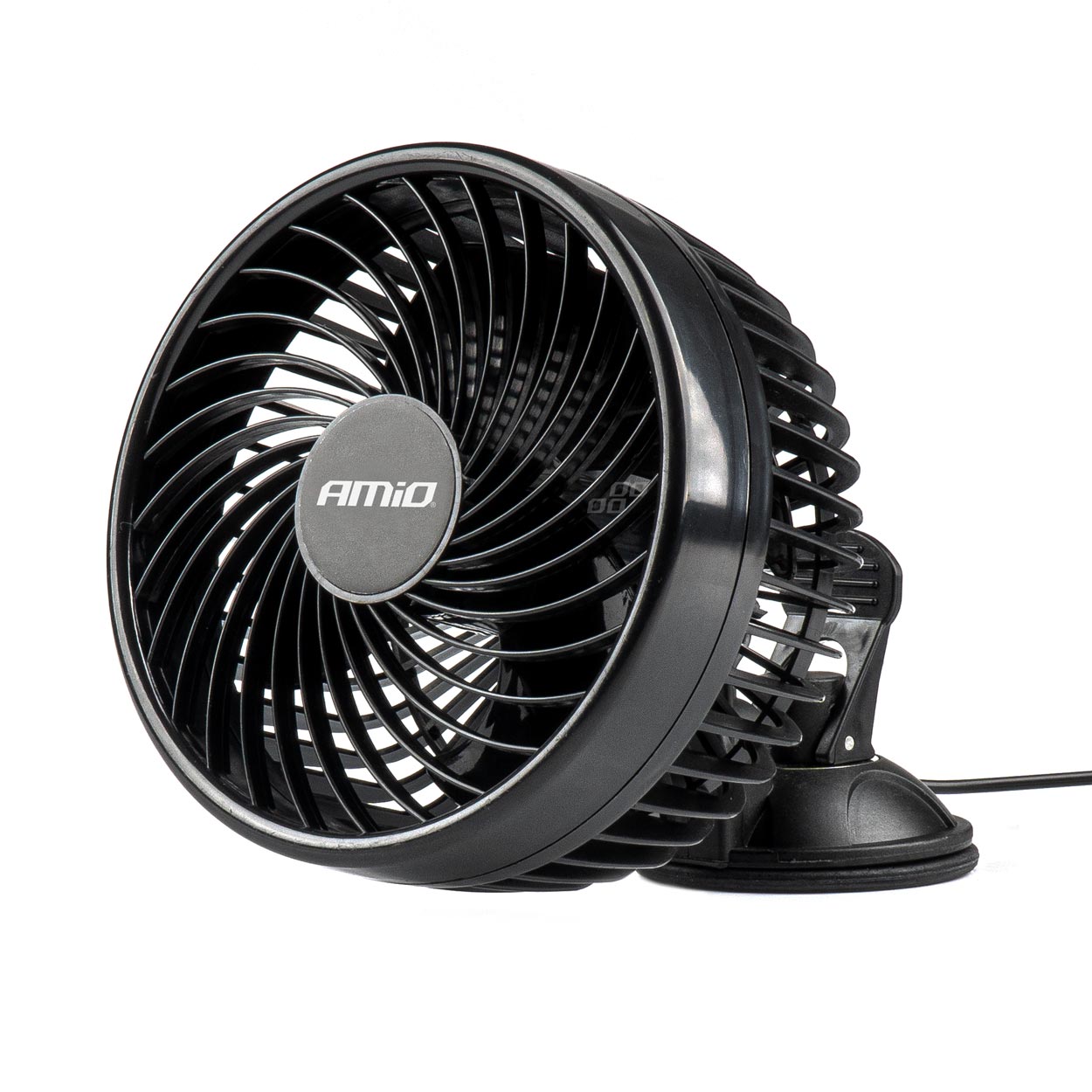 AMIO Ventilátor do auta s přísavkou 15,2cm 24V