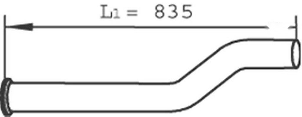 Výfuková trubka DINEX DIN22245